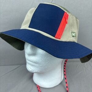 Mission UPF Boonie Hat Zip Stash Pocket Hi-Viz Pink One Size Fishing Bucket Hat